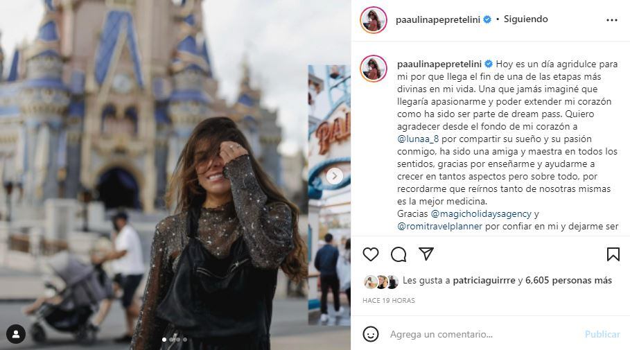 Paulina Peña deja “Dream Pass”, empresa que fundó hace dos años