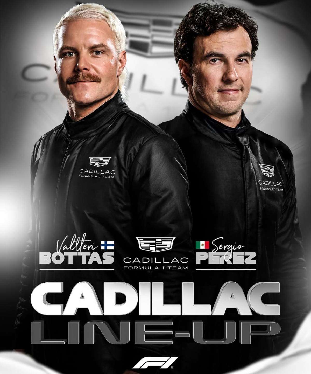 Valtteri Bottas y Sergio 'Checo' Pérez correrán por Cadillac / Foto: Especial @f1