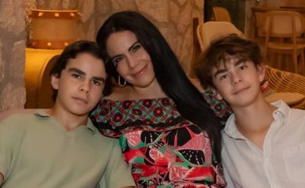 Leonardo y Paulo, hijos de Paola Rojas / Foto: Instagram