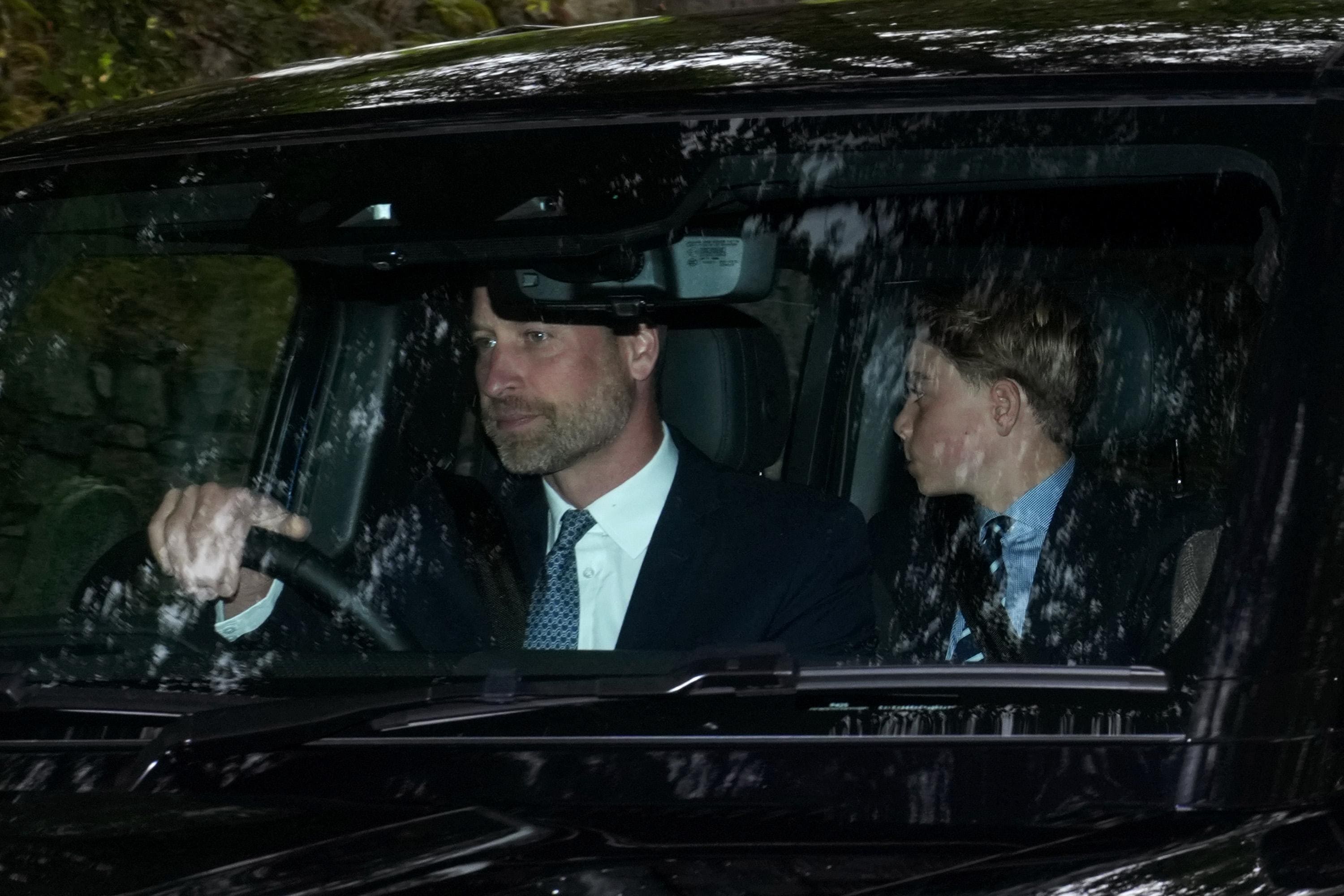 Príncipe William y príncipe George. (Foto: Getty Images)