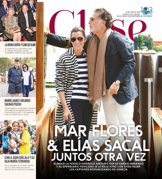 Mar Flores y Elías Sacal juntos otra vez 