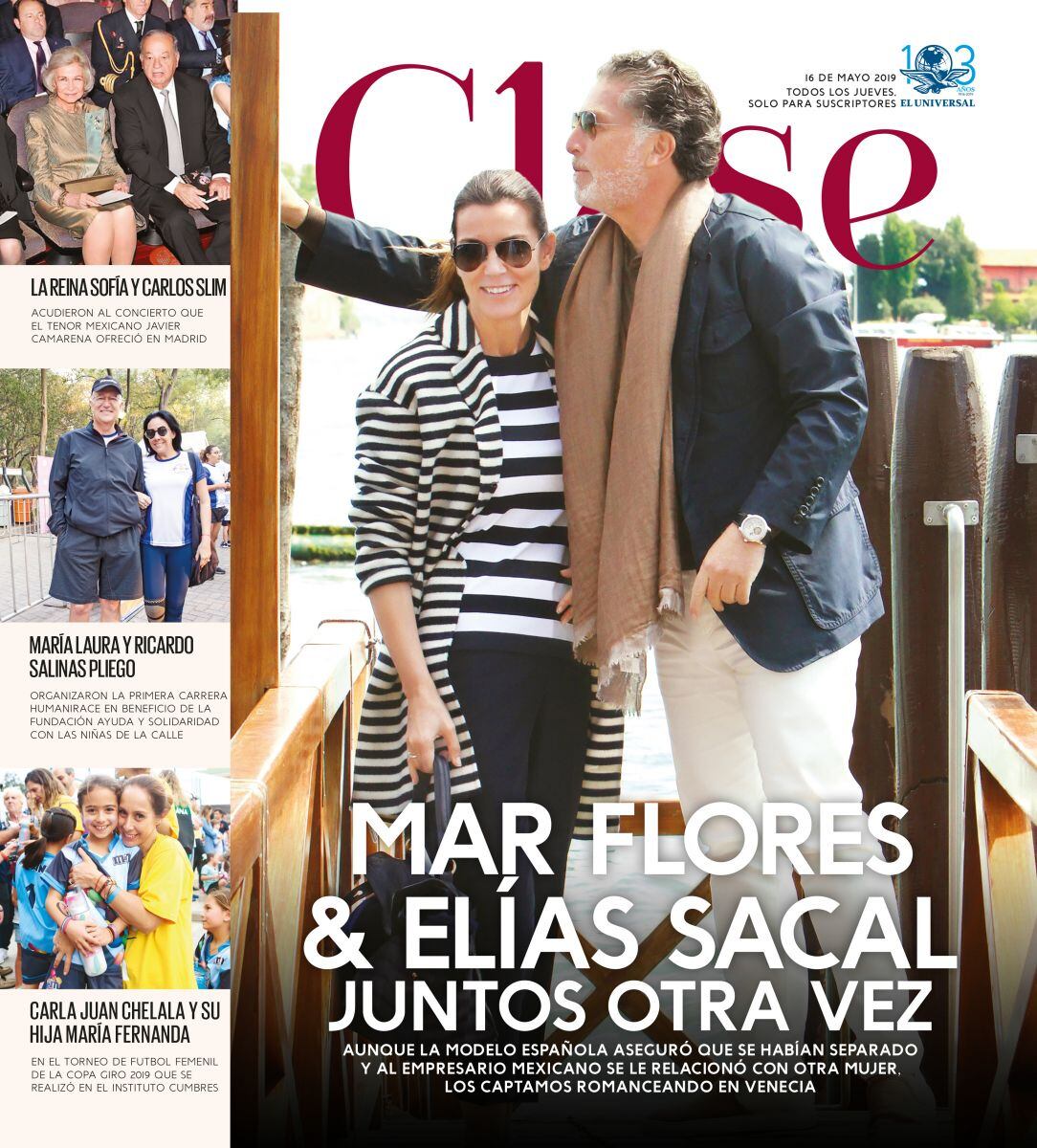 Mar Flores y Elías Sacal juntos otra vez 