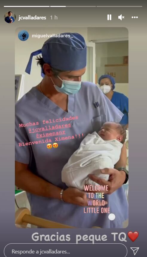 Ximena Navarrete y Juan Carlos Valladares se convierten en papás ¡nació baby Ximena!