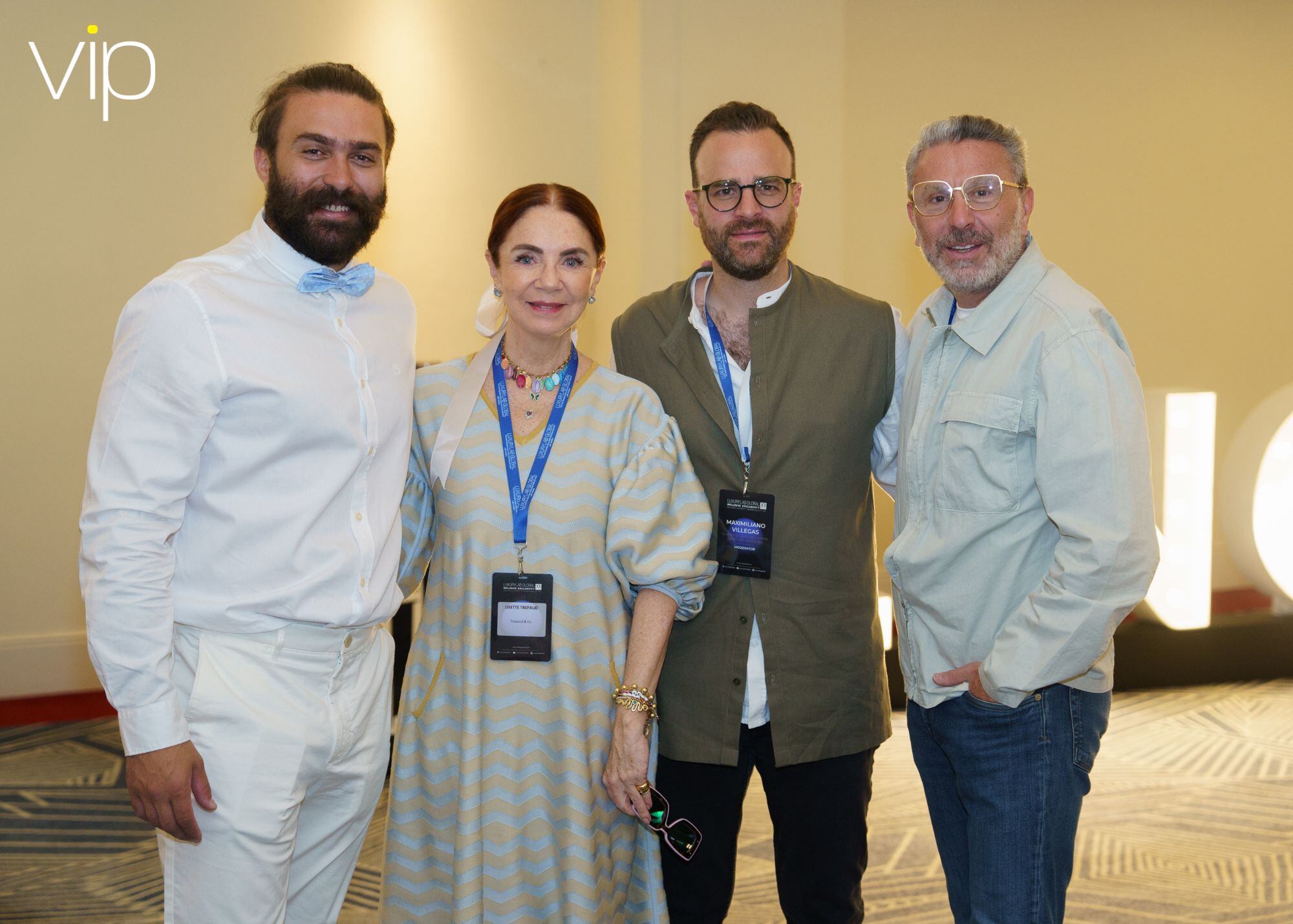 Enrico Pali, Lisette Trepaud, Max Villegas y Rafa Micha. (Foto: Héptor Arjona)