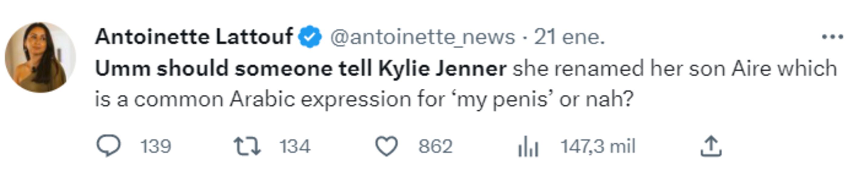Kylie Jenner: ¿Por qué el significado árabe del nombre de su bebé causa controversia?