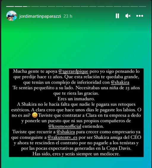 "Te sentías pequeñito a su lado", paparazzo se lanza mordaz contra Gerard Piqué