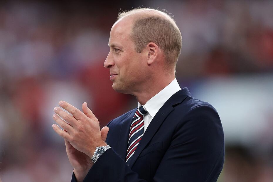 El príncipe William sorprende con reacción inesperada en la final de la Eurocopa femenil