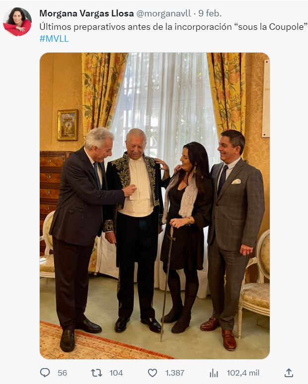 Morgana Vargas Llosa explota contra la prensa y entre empujones defiende a su mamá