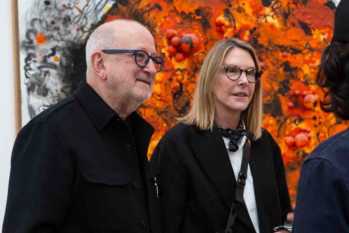 Enrique Norten y Sarah Gore Reeves. (Foto: Esteban Torreblanca)