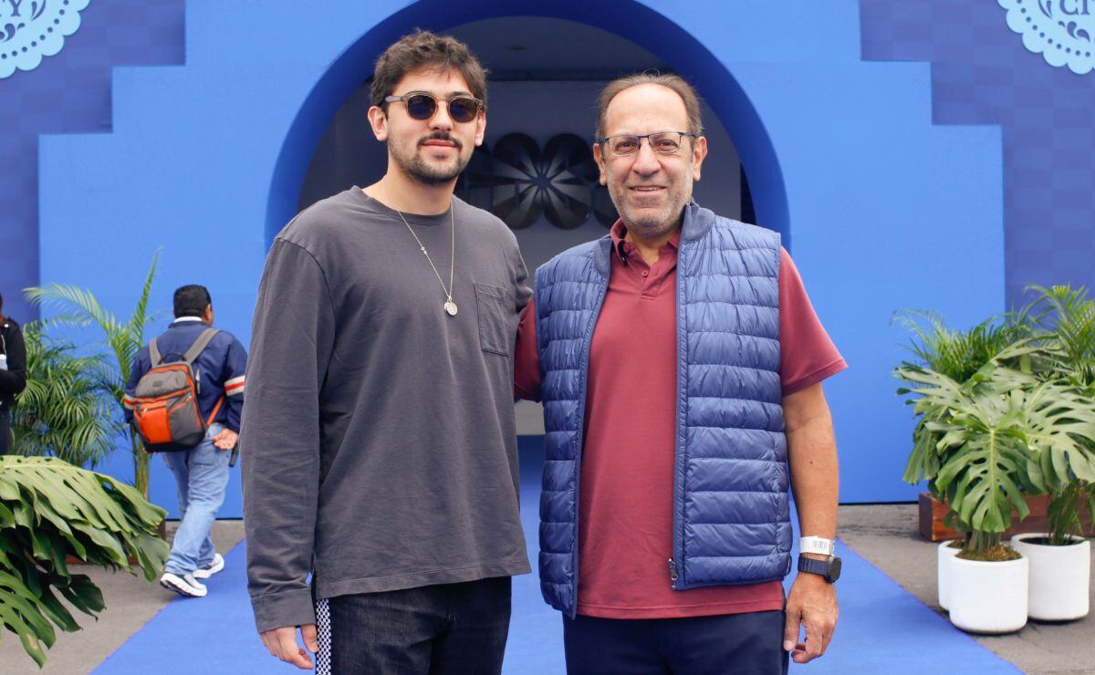Tony Mils y Marco Antonio Slim Domit / Foto: Esteban Torreblanca