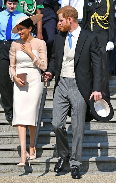 Harry y Meghan hacen su primera aparición en público como esposos