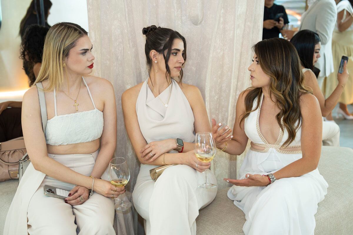 Ximena Montiel, Melissa Flores y Bianca Rentería.  (Foto: Héptor Arjona)