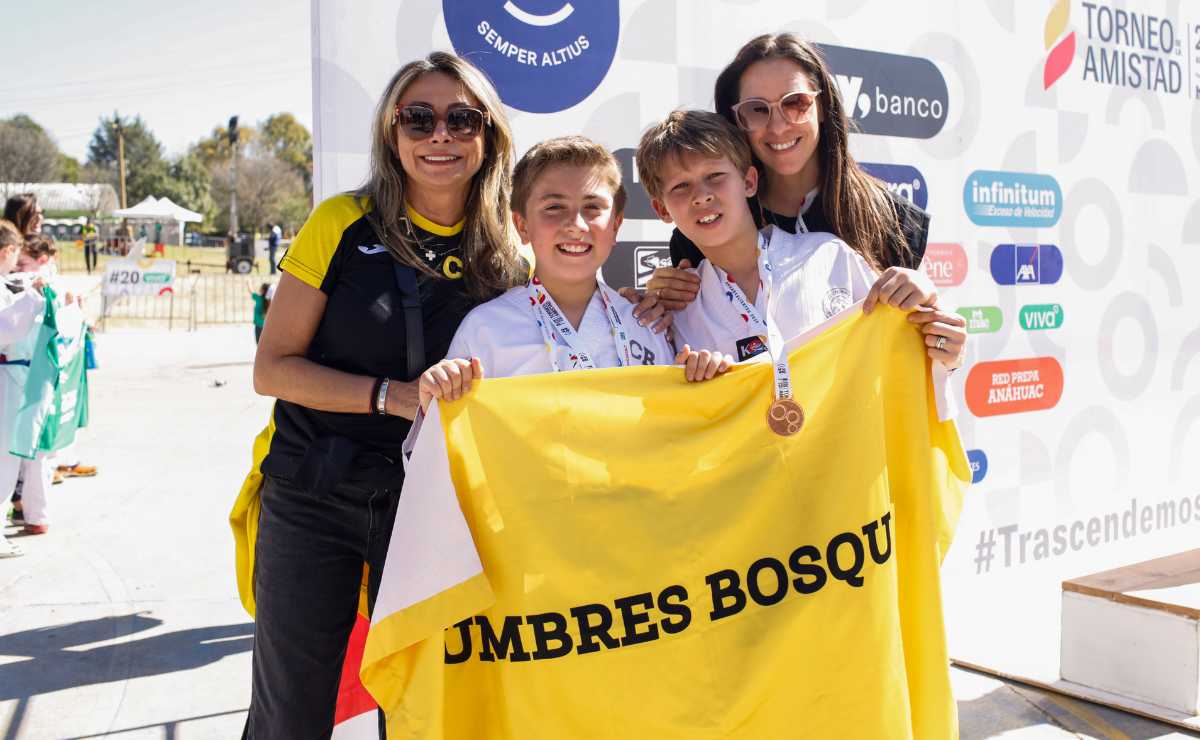 Georgette Marun, Mateo Márquez, Sebastián Flores Castro y Pamela Flores / Foto: Esteban Torreblanca