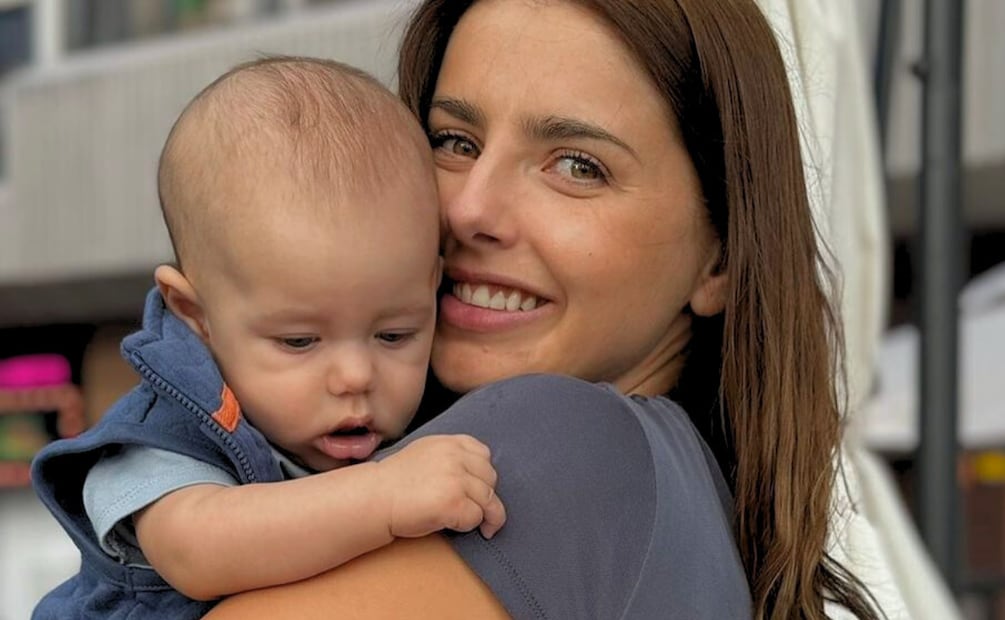 Michelle Renaud junto a su bebé / Foto: Instagram