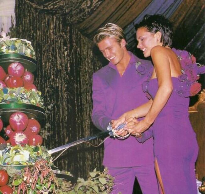 Así fue la boda de David y Victoria Beckham hace 19 años