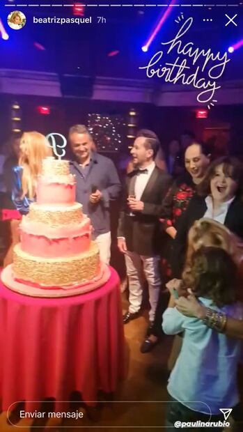 Paulina Rubio celebra 50 años en Miami junto a sus hijos y amigos
