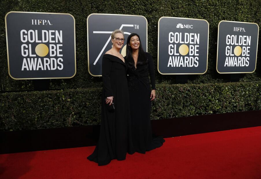 FOTOS: La alfombra negra de los Golden Globes 2018 contra el acoso