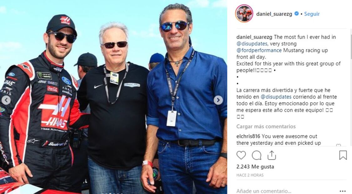 Carlos Slim Domit en Daytona por su pasión al automovilismo