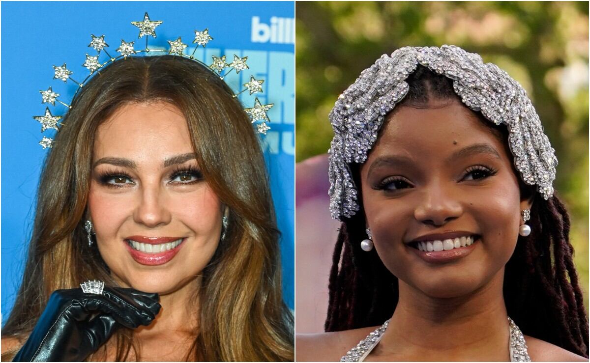 Thalía se compara con la película de "La Sirenita"