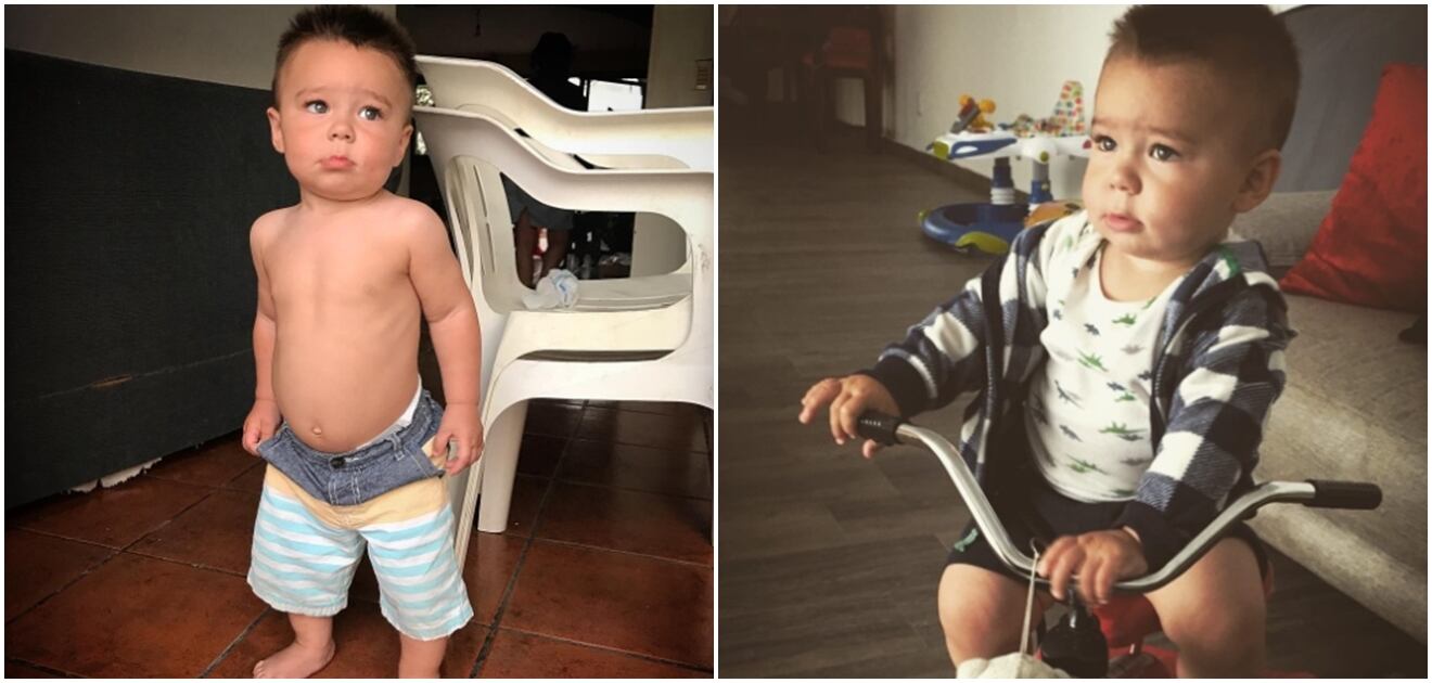 <p>Diego, el hijo de la actriz Ariadne Díaz y Marcus Ornellas es un mini galán en Instagram&nbsp;(<strong>Fotos: Instagram)</strong></p>
