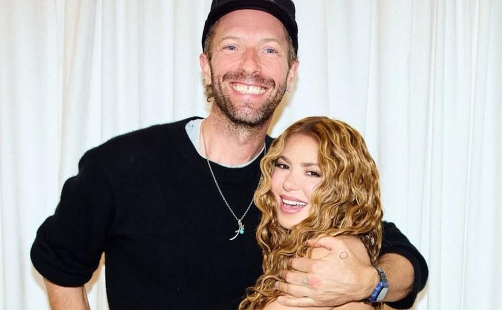 Chris Martin y Shakira / Foto: Instagram @shakira