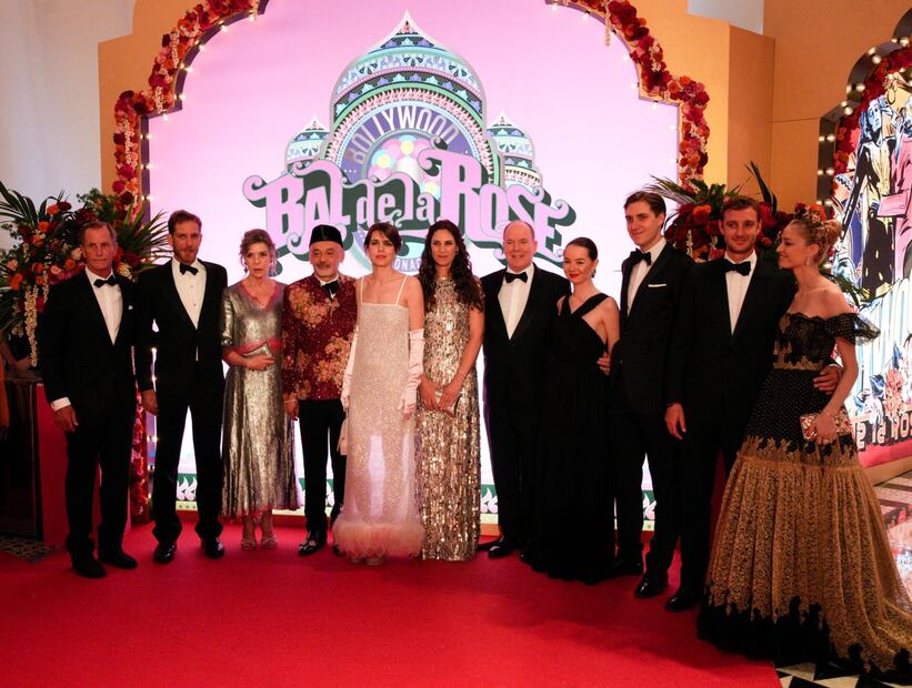 Todos los detalles sobre el espectacular Baile de la Rosa estilo Bollywood en Mónaco