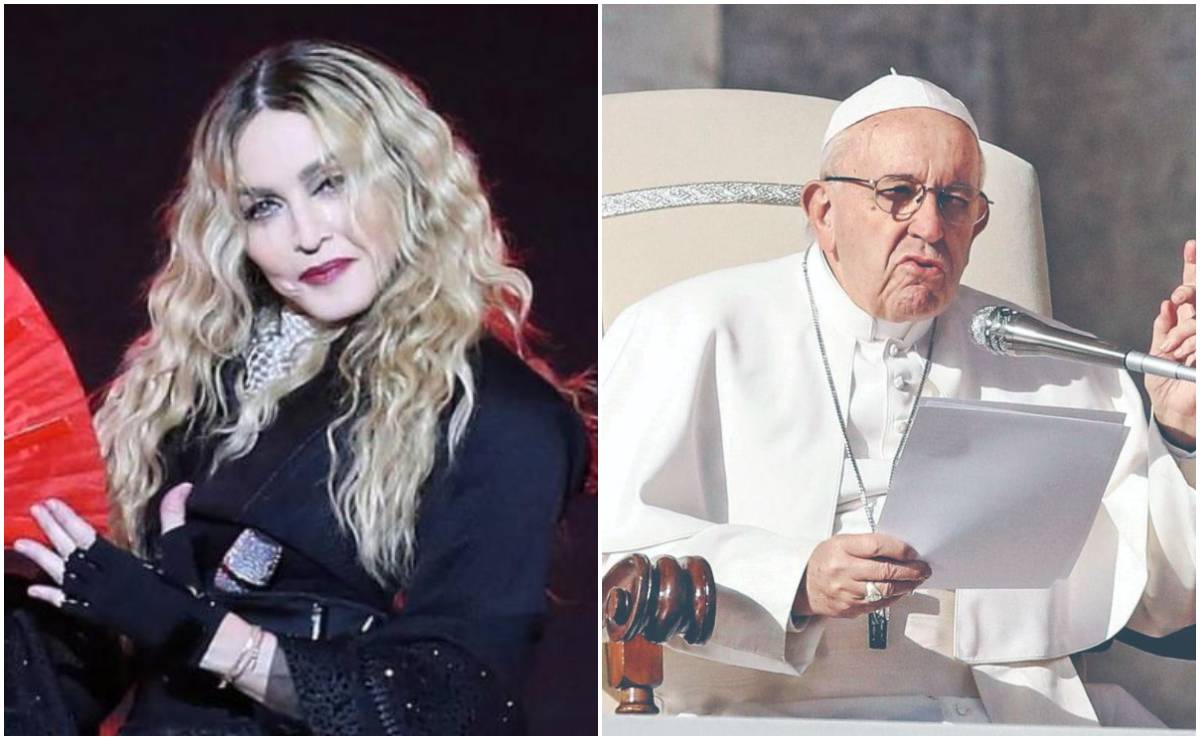 Madonna sorprende al Papa Francisco con un mensaje: "He sido ex comulgada 3 veces. No me parece justo"