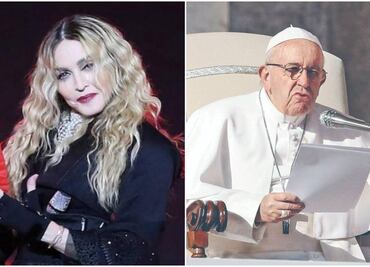Madonna sorprende al Papa Francisco con un mensaje: "He sido ex comulgada 3 veces. No me parece justo"