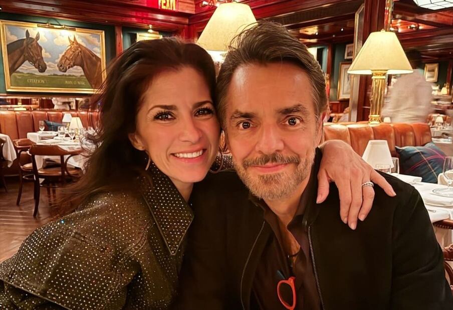 Alessandra Rosaldo y Eugenio Derbez en Nueva York / Foto: Instagram