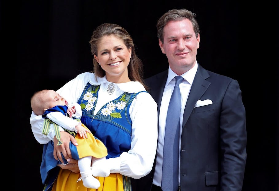 La princesa Magdalena de Suecia dio a luz a su tercer hijo