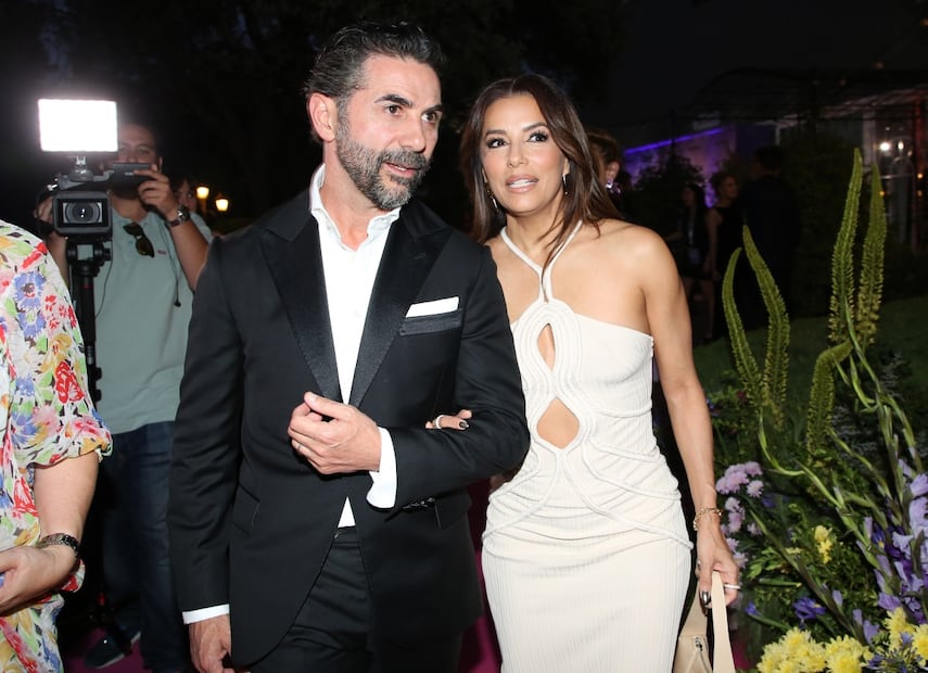 Pepe Bastón y Eva Longoria, juntos y enamorados en Madrid / Getty Images