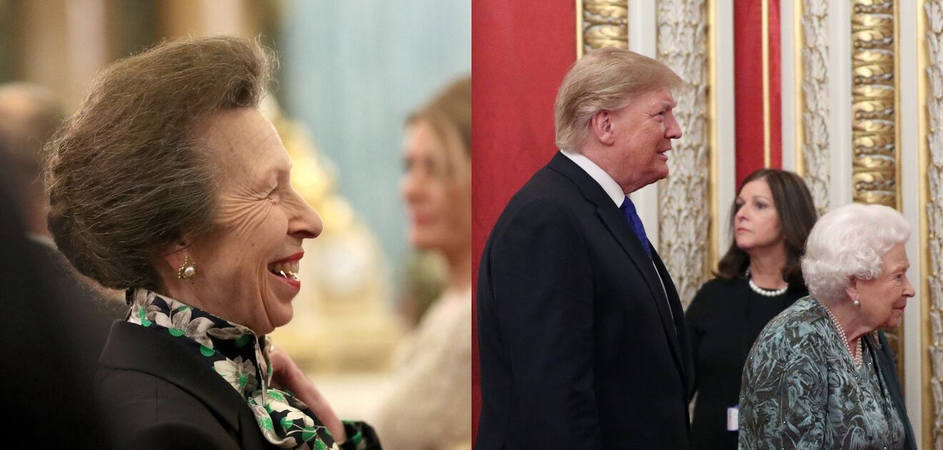 VIDEO: La verdad detrás del supuesto desaire de la princesa Ana hacia la reina Isabel frente a Donald Trump 