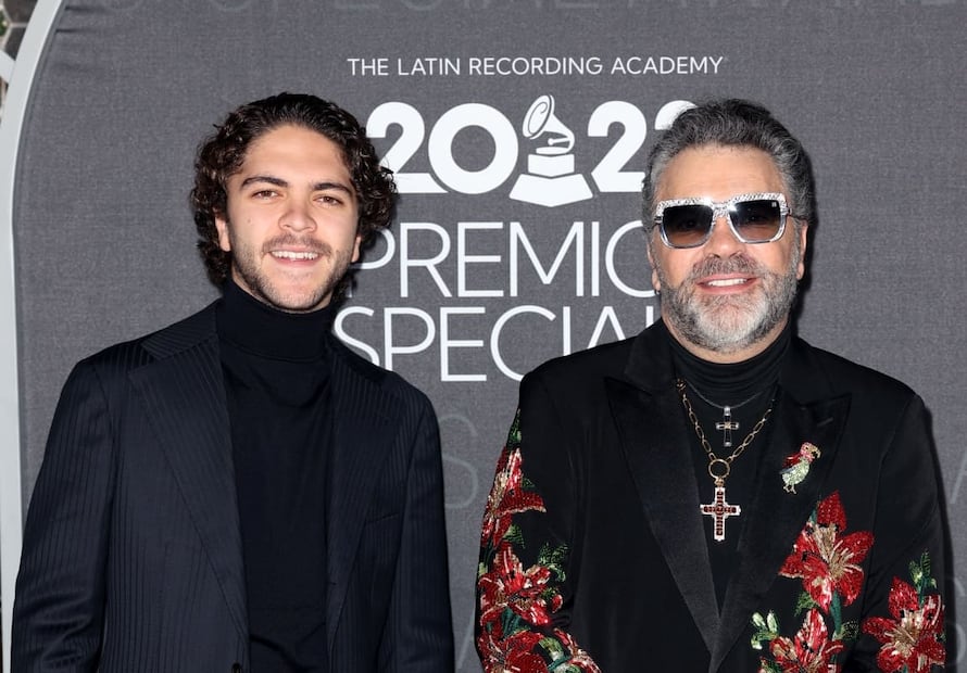 Manuel Mijares y José Manuel Mijares, su hijo / Foto: Getty Images