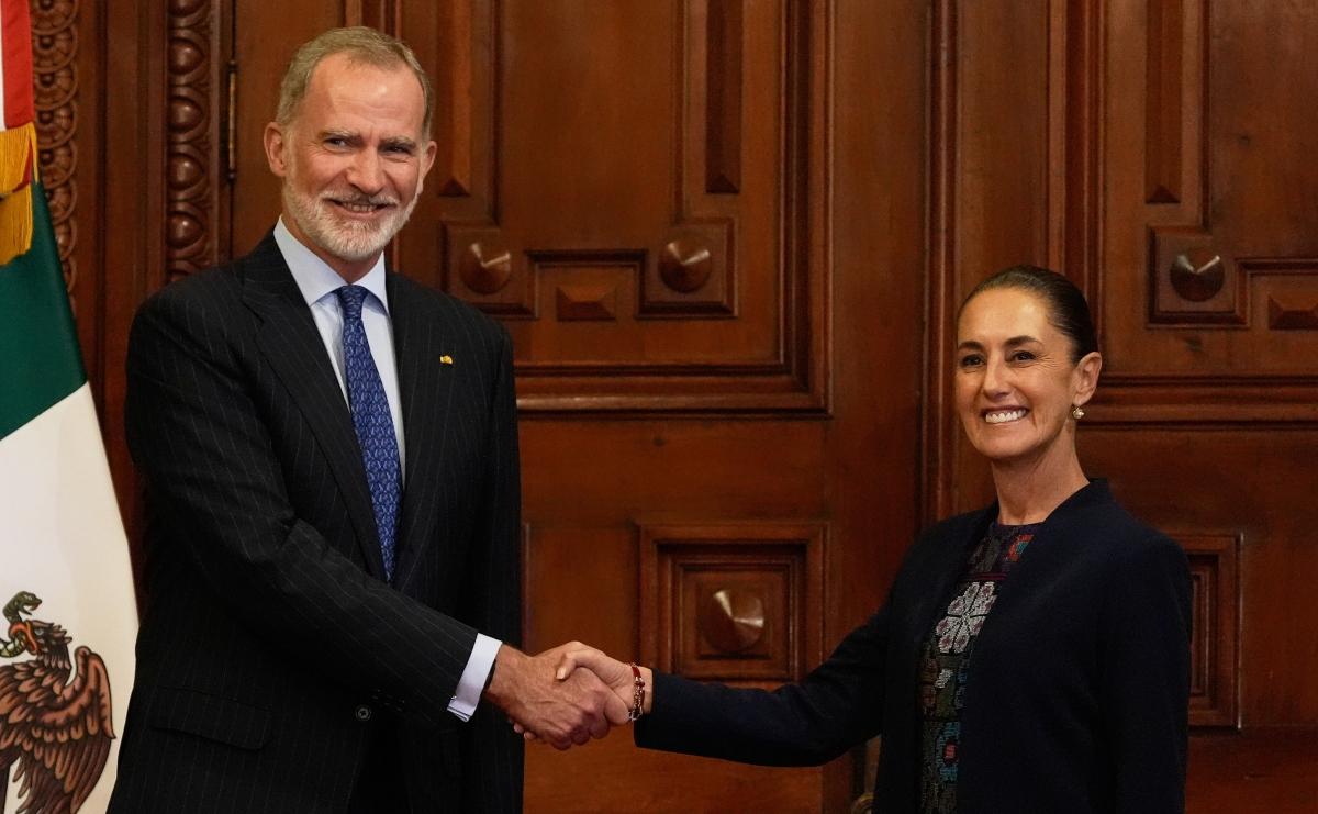 Claudia Sheinbaum habla de su encuentro con el rey Felipe VI de España