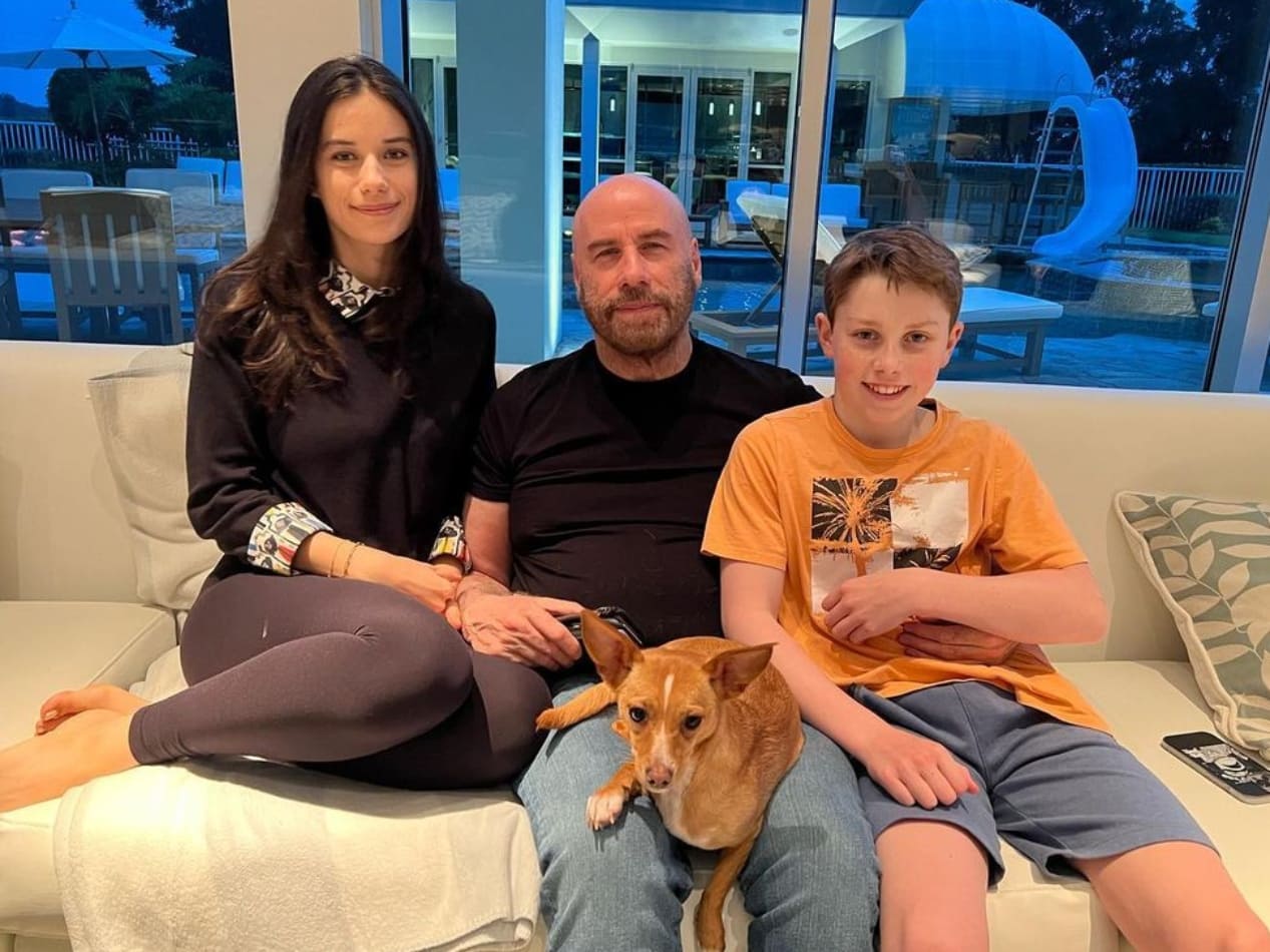 John Travolta con sus hijos Ella Bleu y Benjamin / Instagram