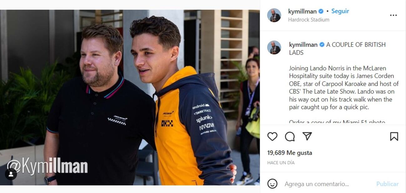 Fórmula 1: Las celebridades que son fans de este deporte