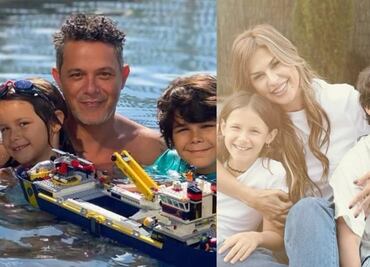 Alejandro Sanz y Raquel Perera celebran la primera comunión de sus hijos