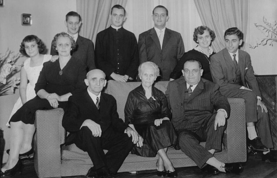La familia de Jorge Mario Bergoglio, el papa Francisco / Foto: Gamma Rapho - Getty Images