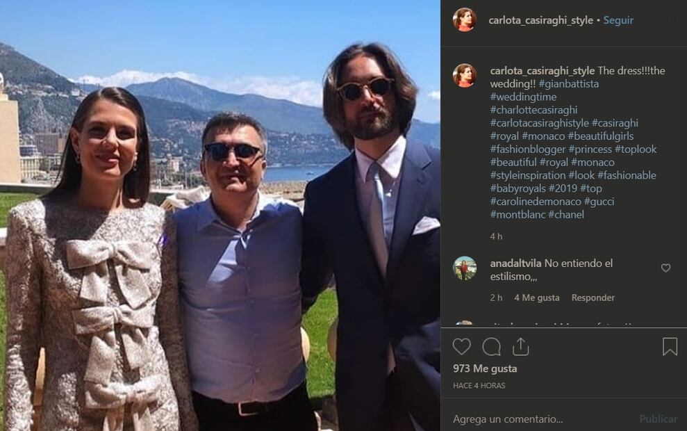 Foto: Carlota Casiraghi y Dimitri Rassam se dan el "sí, acepto"