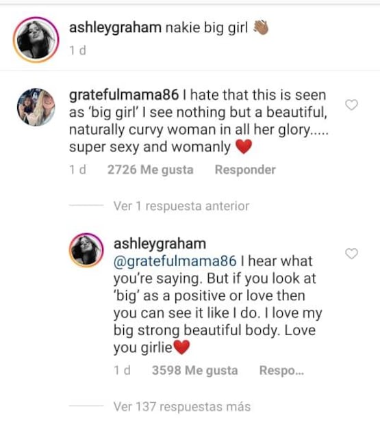 Ashley Graham posa desnuda y reafirma su postura body positive