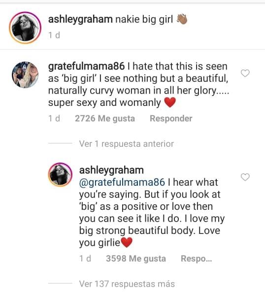 Ashley Graham posa desnuda y reafirma su postura body positive