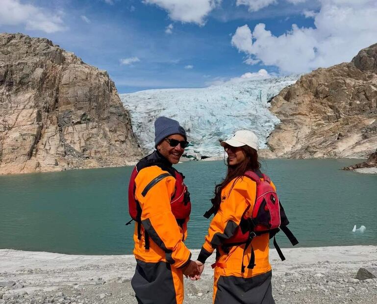 Karla Laveaga y Alejandro Fernández / Foto: Instagram