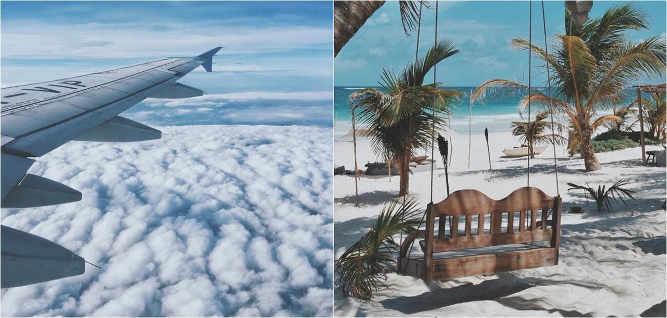 Las vacaciones de María Levy en Tulum