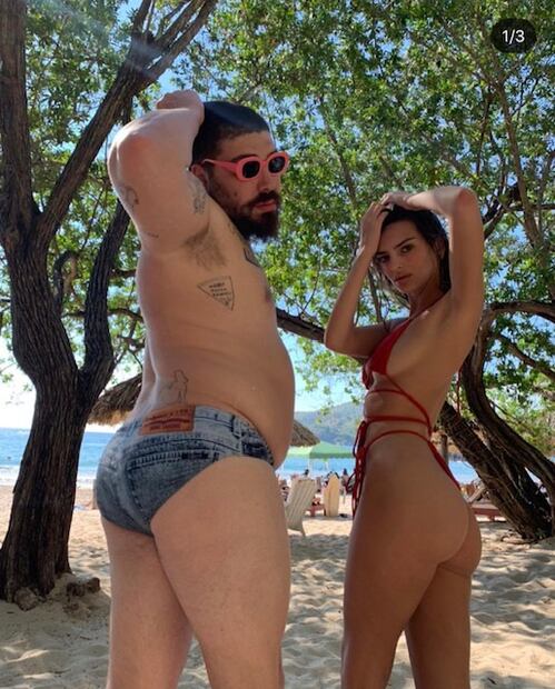 Emily Ratajkowski de paseo por Xochimilco 