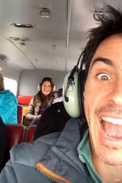 Mauricio Ochmann, de vacaciones en Alaska con su hija Lorenza