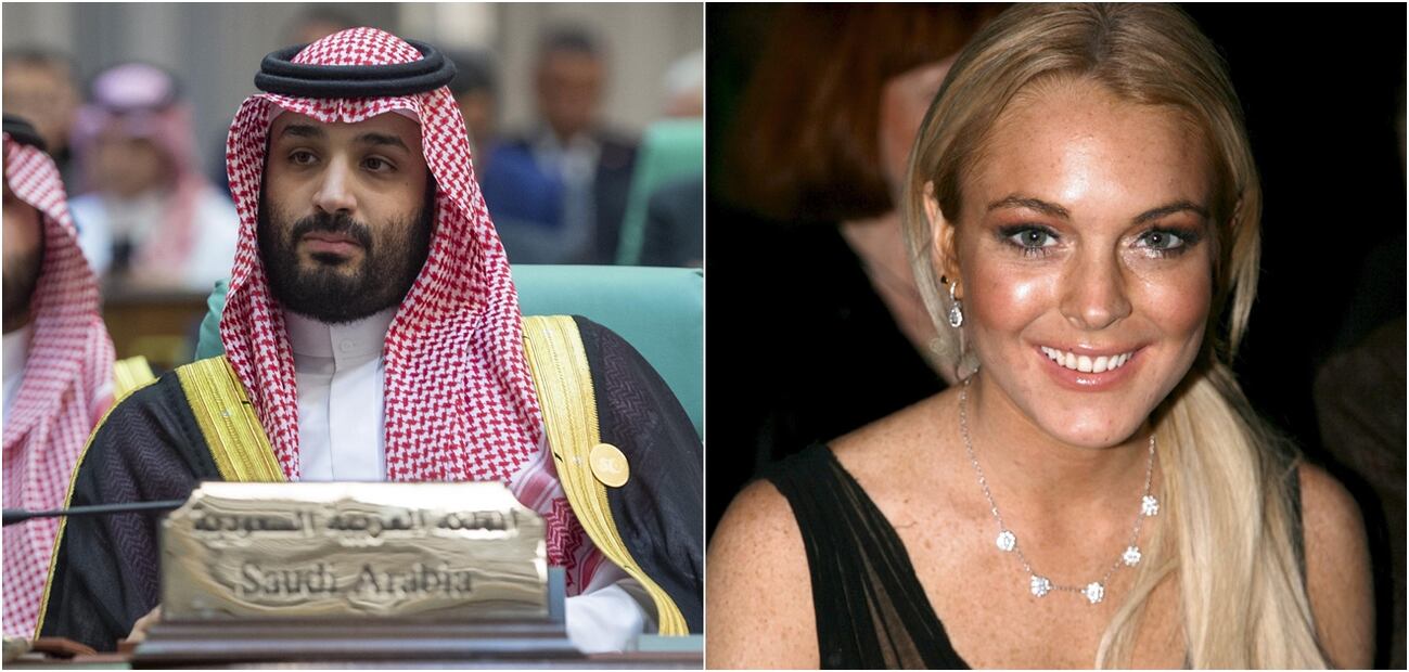 La actriz Lindsay Lohan y el príncipe heredero Mohammad bin Salman ¿son novios?