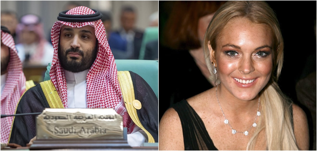 La actriz Lindsay Lohan y el príncipe heredero Mohammad bin Salman ¿son novios?
