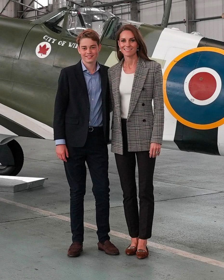 Príncipe George y Kate Middleton. (Foto: Instagram)