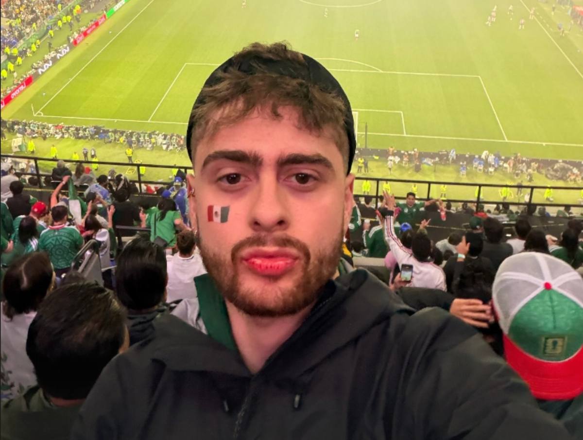 Nicolás Buenfil desde el Estadio Ciudad de México / Foto: Instagram