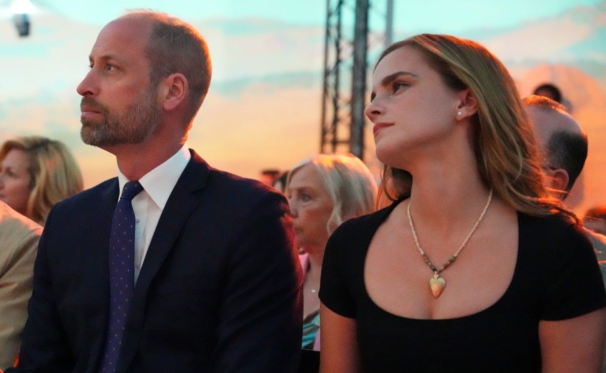 Emma Watson reaparece en Londres y coincide con el príncipe William